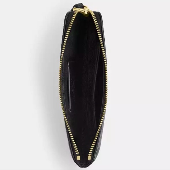 COACH | Corner Zip Wristlet In Signature Canvas With Halloween Print 🐈‍⬛🎃 - Picture 2 of 4